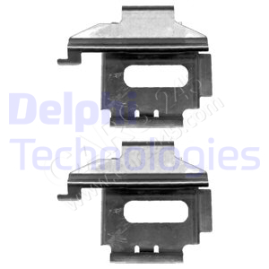 Accessory Kit, disc brake pad DELPHI LX0369