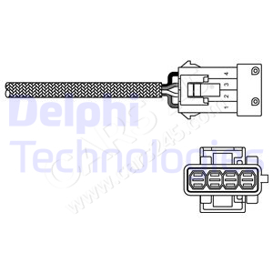 Lambda Sensor DELPHI ES10795-12B1