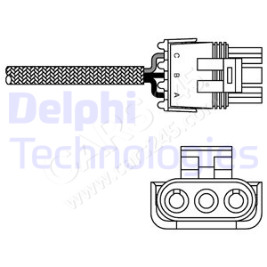 Lambda Sensor DELPHI ES10996-12B1
