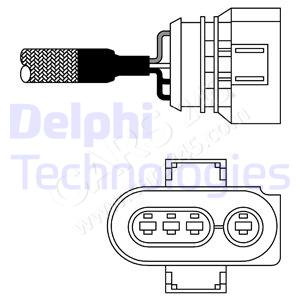 Lambda Sensor DELPHI ES10568-12B1