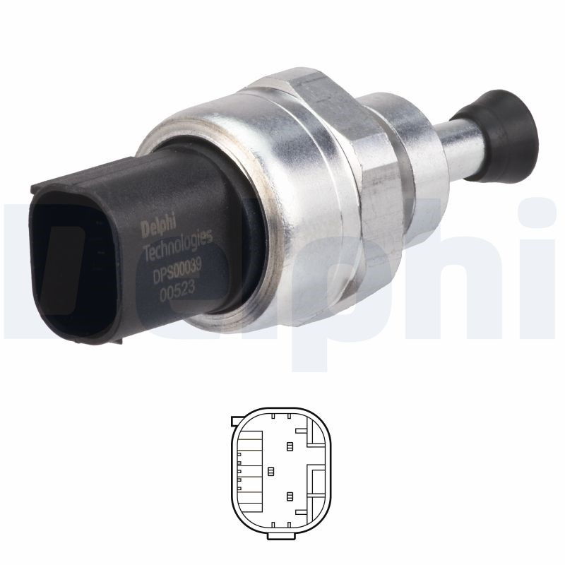 Sensor, exhaust pressure DELPHI DPS00039-12B1