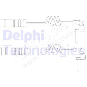 Warning Contact, brake pad wear DELPHI LZ0232