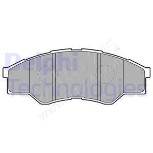 Brake Pad Set, disc brake DELPHI LP2060