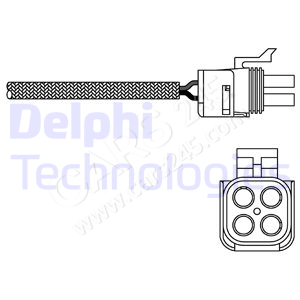 Lambda Sensor DELPHI ES20290-12B1