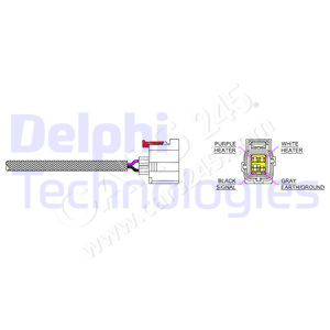 Lambda Sensor DELPHI ES20228-12B1