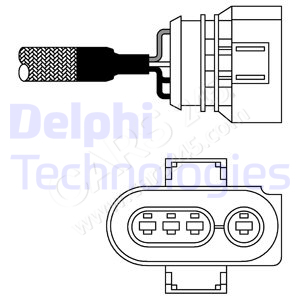 Lambda Sensor DELPHI ES10403-12B1