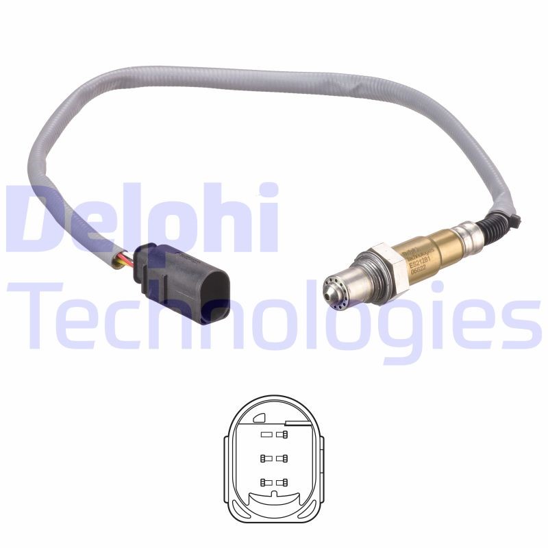 Lambda Sensor DELPHI ES21281-12B1