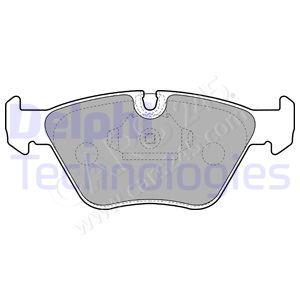 Brake Pad Set, disc brake DELPHI LP1608