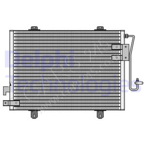 Condenser, air conditioning DELPHI TSP0225131