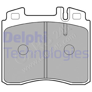 Brake Pad Set, disc brake DELPHI LP842