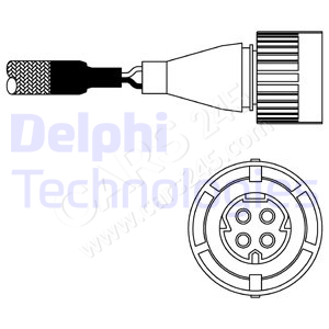 Lambda Sensor DELPHI ES10984-12B1
