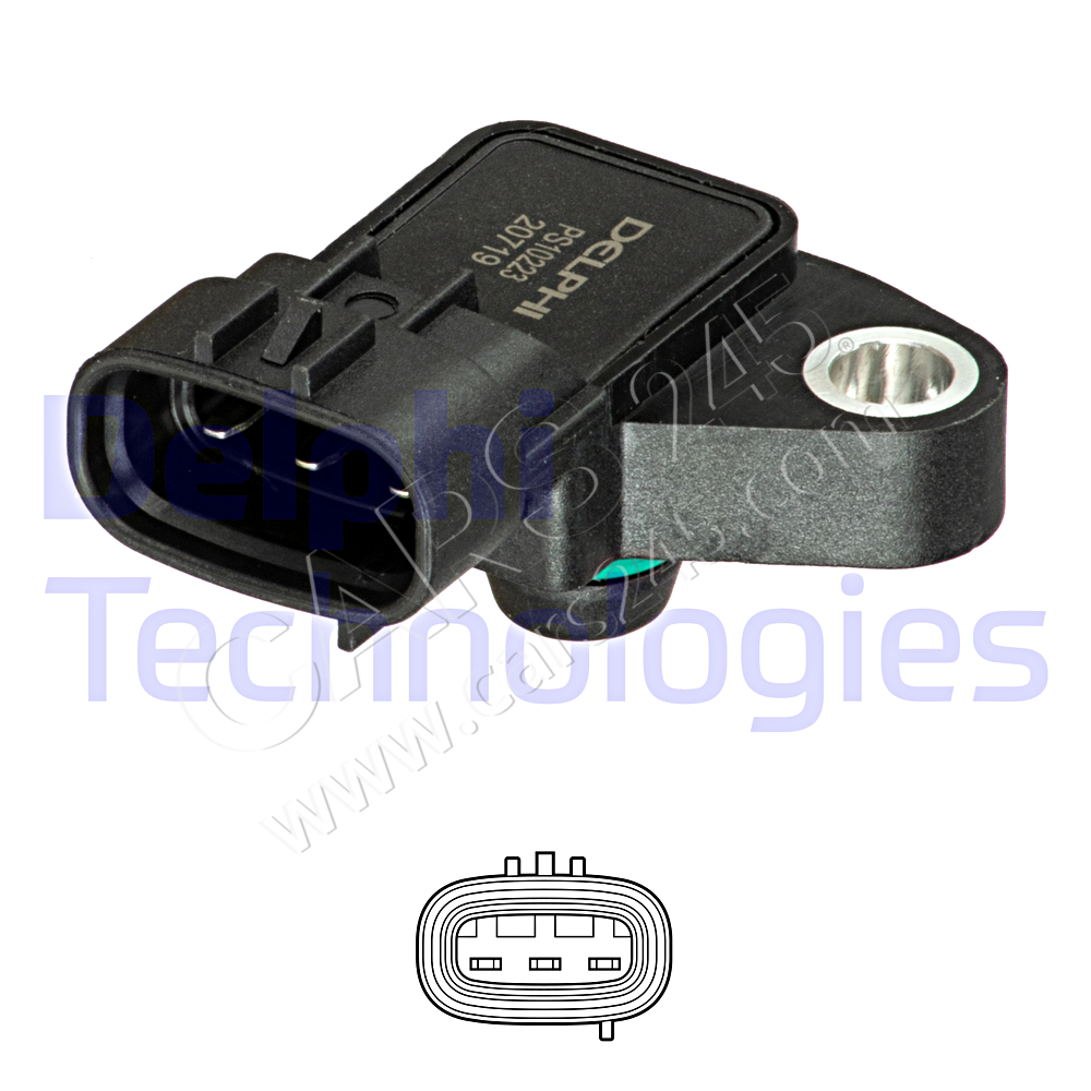 Sensor, intake manifold pressure DELPHI PS10223