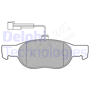 Brake Pad Set, disc brake DELPHI LP1585