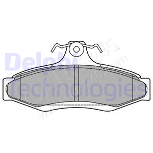Brake Pad Set, disc brake DELPHI LP1424