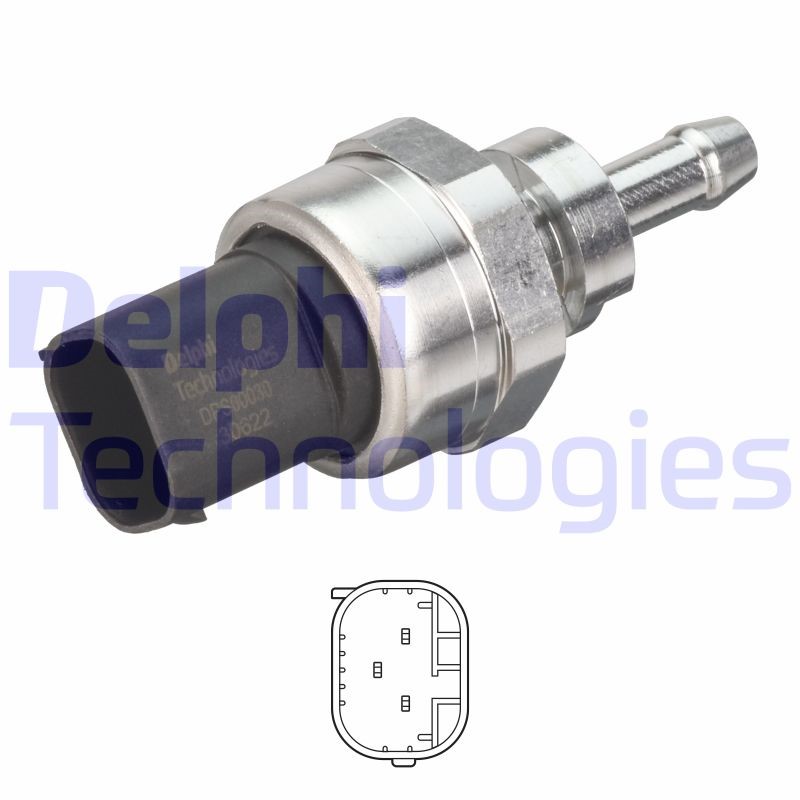 Sensor, exhaust pressure DELPHI DPS00030-12B1