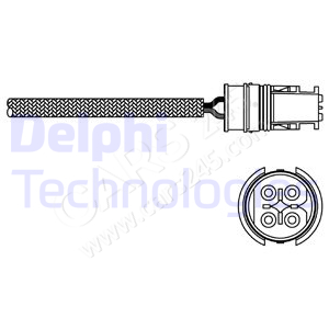 Lambda Sensor DELPHI ES20288-12B1