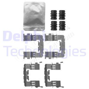 Accessory Kit, disc brake pad DELPHI LX0645
