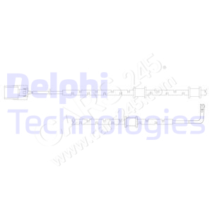 Warning Contact, brake pad wear DELPHI LZ0258