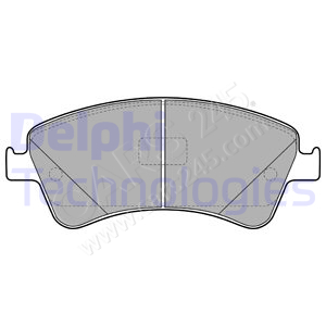 Brake Pad Set, disc brake DELPHI LP2104