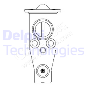 Expansion Valve, air conditioning DELPHI CB1017V