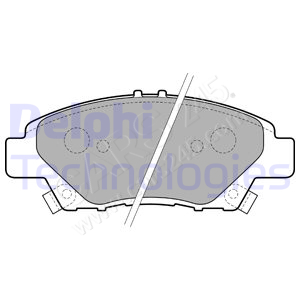 Brake Pad Set, disc brake DELPHI LP2194