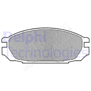 Brake Pad Set, disc brake DELPHI LP983