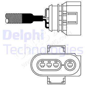 Lambda Sensor DELPHI ES10980-12B1