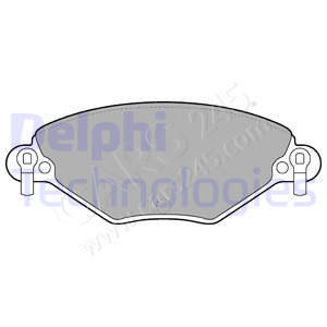 Brake Pad Set, disc brake DELPHI LP1654