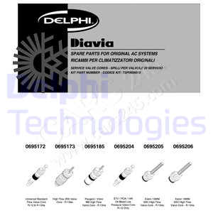 Repair Kit, air conditioning DELPHI TSP0695015