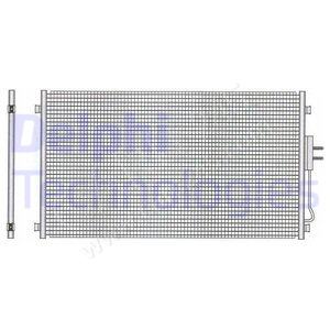 Condenser, air conditioning DELPHI TSP0225507