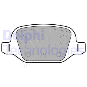Brake Pad Set, disc brake DELPHI LP1678