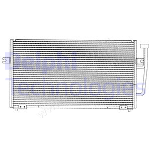 Condenser, air conditioning DELPHI TSP0225143