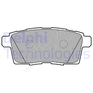 Brake Pad Set, disc brake DELPHI LP2052