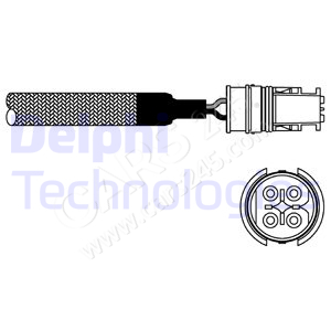 Lambda Sensor DELPHI ES10581-12B1