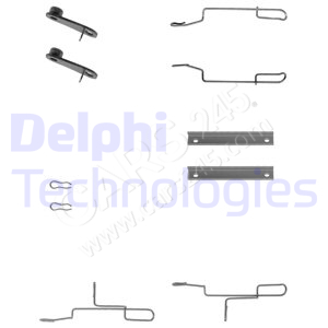 Accessory Kit, disc brake pad DELPHI LX0168