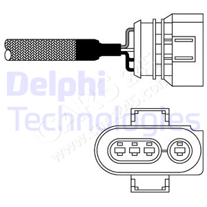 Lambda Sensor DELPHI ES10967-12B1