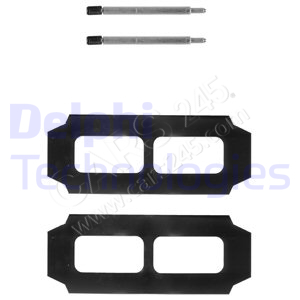 Accessory Kit, disc brake pad DELPHI LX0104