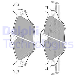 Brake Pad Set, disc brake DELPHI LP1673