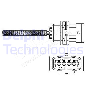 Lambda Sensor DELPHI ES10789-12B1
