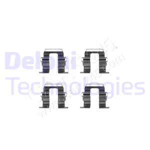 Accessory Kit, disc brake pad DELPHI LX0256