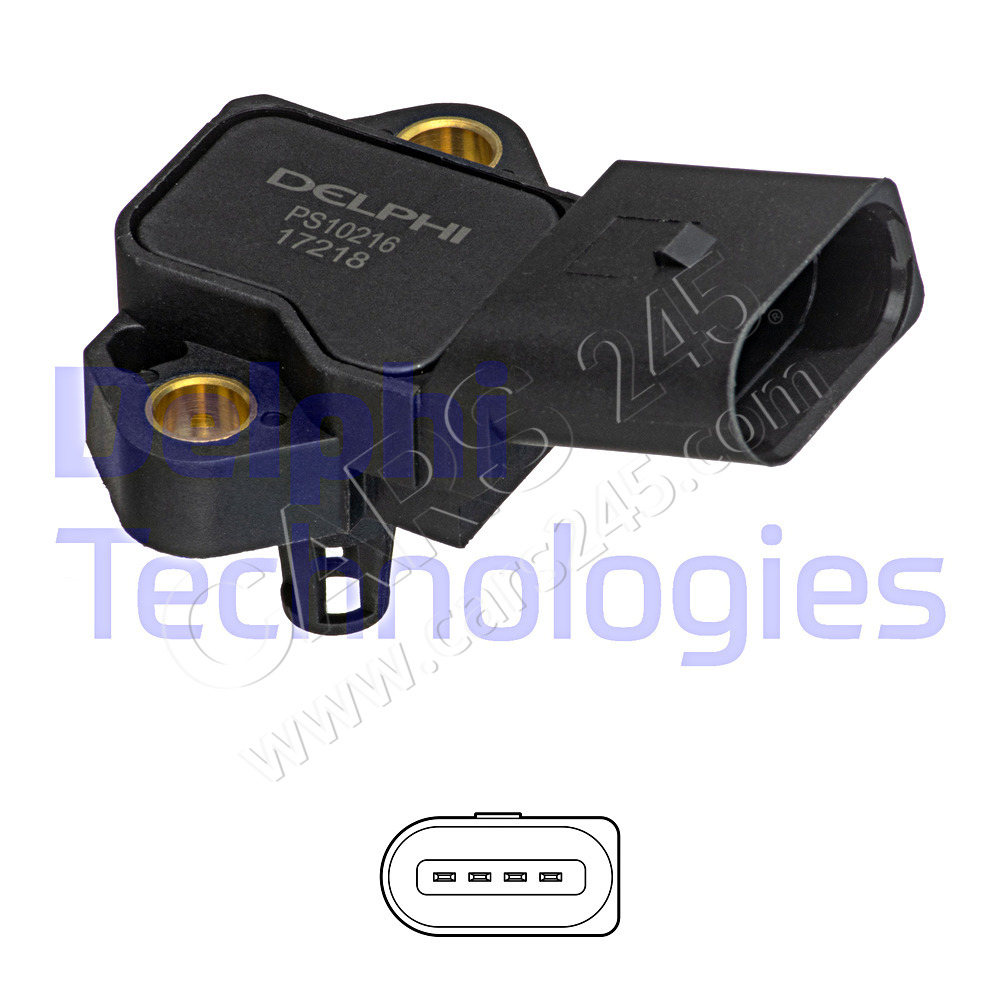 Sensor, intake manifold pressure DELPHI PS10216
