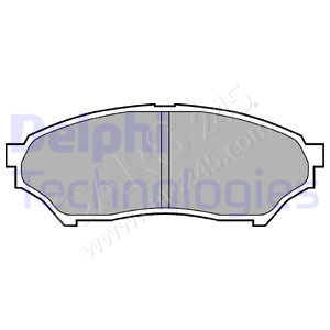 Brake Pad Set, disc brake DELPHI LP1448
