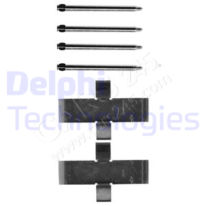 Accessory Kit, disc brake pad DELPHI LX0107