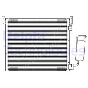 Condenser, air conditioning DELPHI TSP0225688