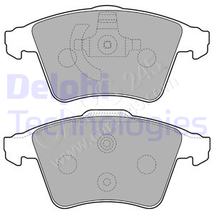 Brake Pad Set, disc brake DELPHI LP2225