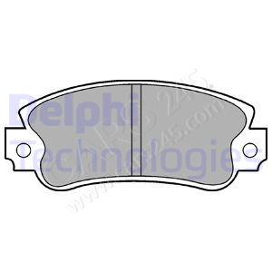 Brake Pad Set, disc brake DELPHI LP509