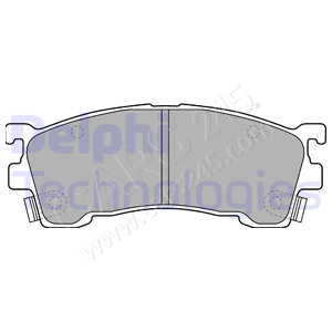 Brake Pad Set, disc brake DELPHI LP1518