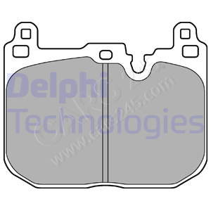 Brake Pad Set, disc brake DELPHI LP3259