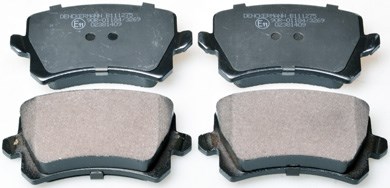 Brake Pad Set, disc brake DENCKERMANN B111275