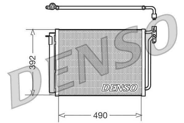 Condenser, air conditioning DENSO DCN05009